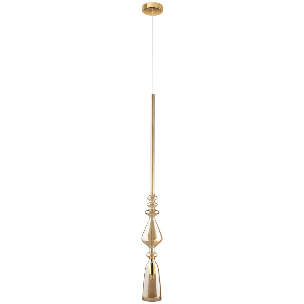 Светильник подвесной Crystal Lux LUX NEW SP1 B AMBER