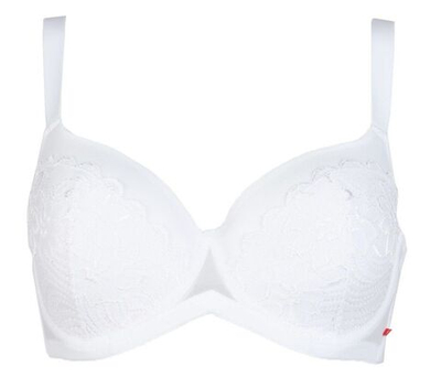 Бюстгальтер-балконет с формованной чашкой S1 (Размер: 4D) (Цвет: белый)