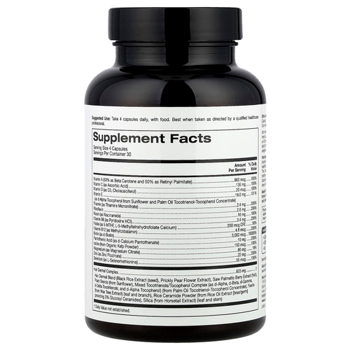 California Gold Nutrition, Beauty, мужские мультивитамины для волос, 120 растительных капсул