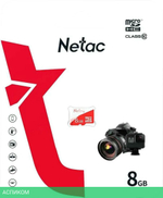Карта памяти Netac P500 Eco MicroSDHC 8GB C10 (NT02P500ECO-008G-S)