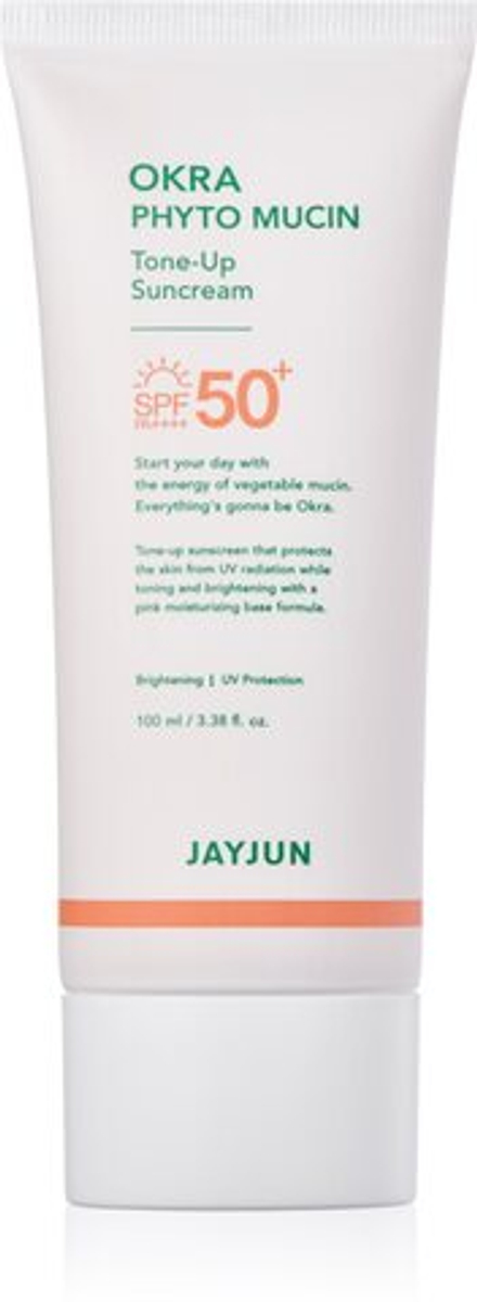 Jayjun Okra Phyto Mucin - тонизирующий защитный крем SPF 50+ /   100  ml  / GTIN 8809495897414