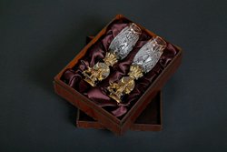 Набор фужеров для водки "Телец"