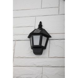 ERAFS08-36 ЭРА Фасадный светильник Фонарь,2 режима(огонь,холодный свет),на солн. бат.,40LED,7lm (12/ | Фасадная декоративная подсветка