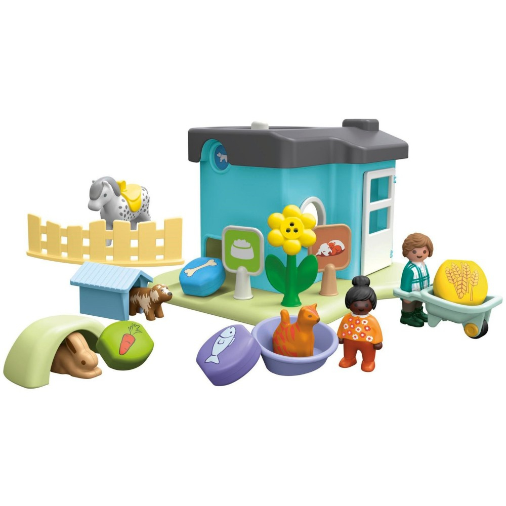 Playmobil - Junior Отель для животных с диспенсером корма 71690