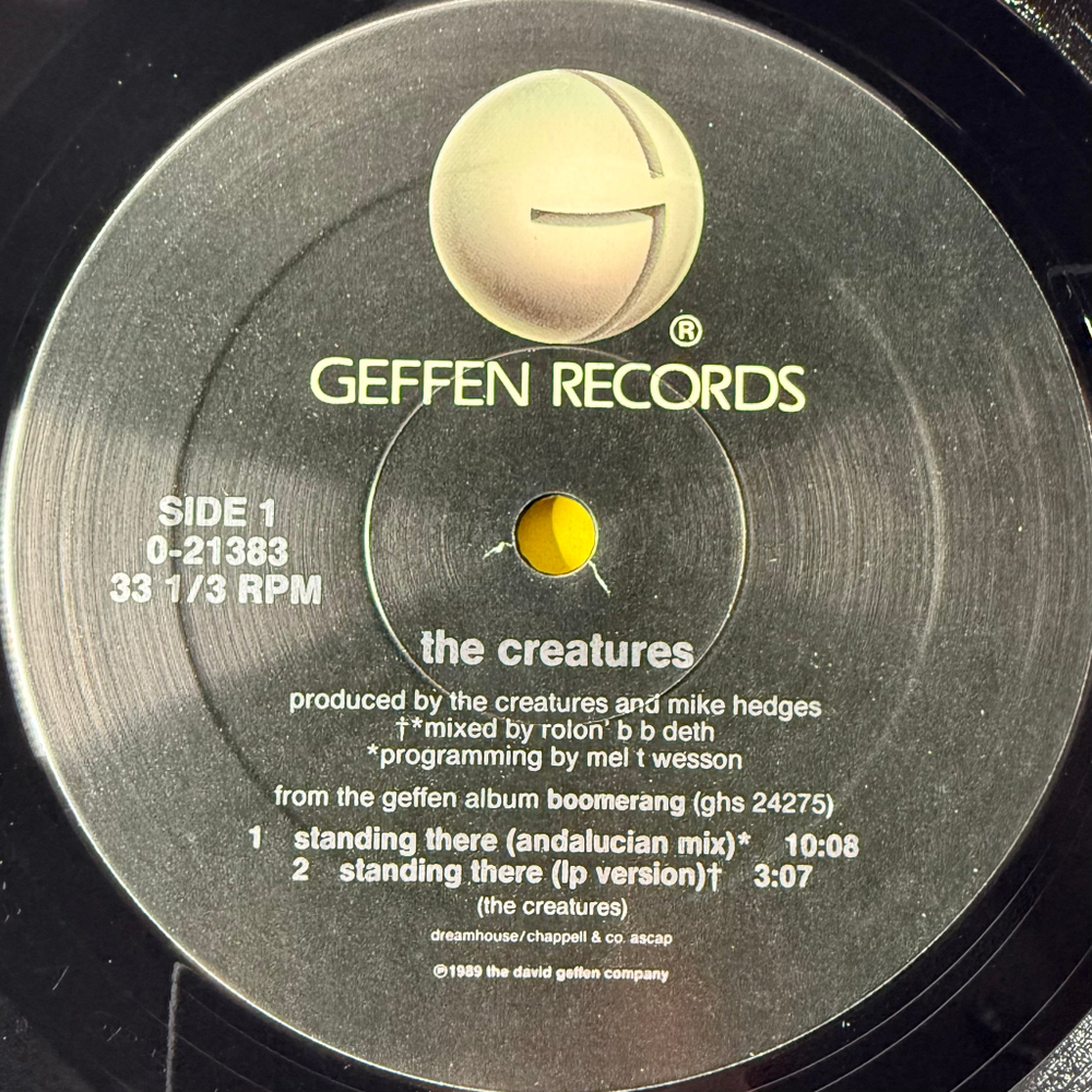 The Creatures ‎– Standing There (США 1989г.) Maxi-Single