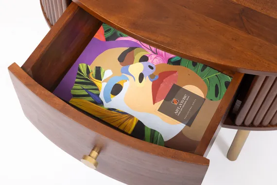 Прикроватная тумба Elegant из дерева манго