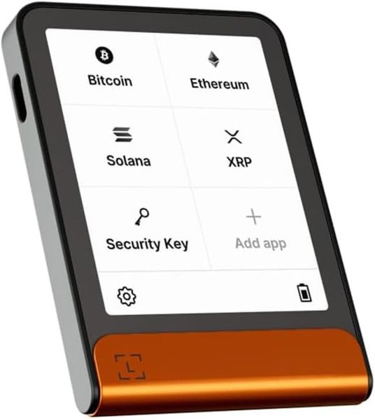 Аппаратный криптовалютный кошелёк Ledger Flex, Оранжевый | BTC Edition