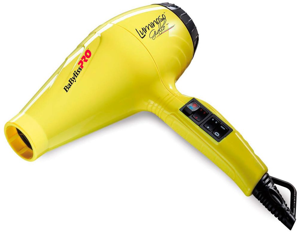 Профессиональный фен BaByliss PRO Luminoso Giallo Ionic BAB6350IYE 2100W - 6