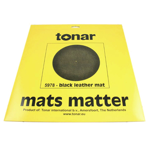 Слипмат Для Проигрывателя Виниловых Пластинок (Tonar Black Leather Mat 5978)