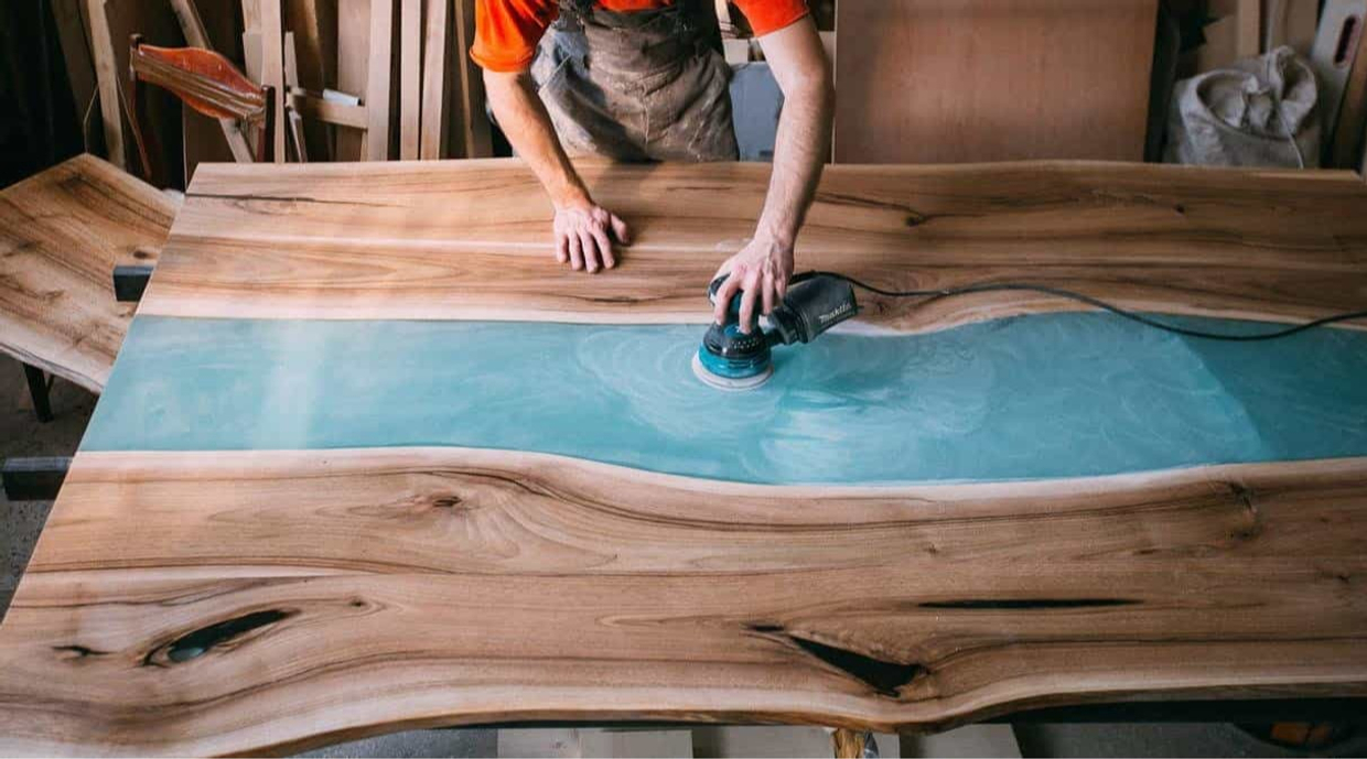 Заливка столешниц