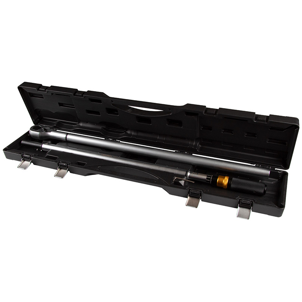 TOLSEN (TT19672) Динамометрический ключ 1", 300-1500 Нм, для левой и правой резьбы, кейс