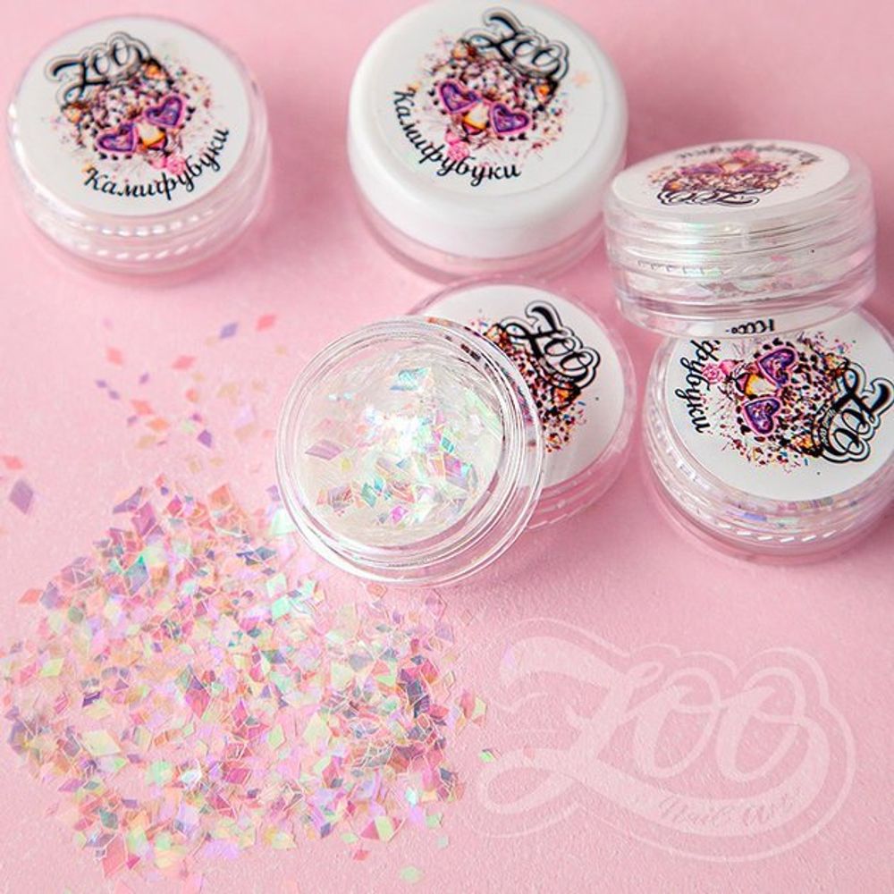 Камифубуки №1196 - Радужные прозрачные ромбики