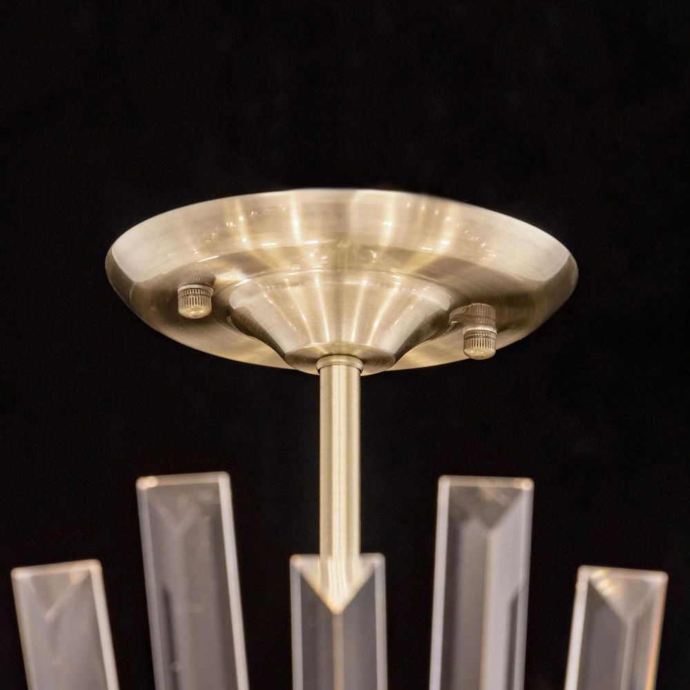 Citilux Вестерос CL307163 Люстра хрустальная потолочная Бронза