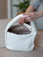 Сумка большая через плечо шоппер мешок