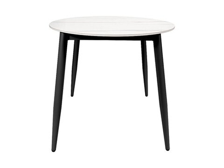 Стол Uni-Form-R.2B SBlack/White Matt Marble 727*800*800