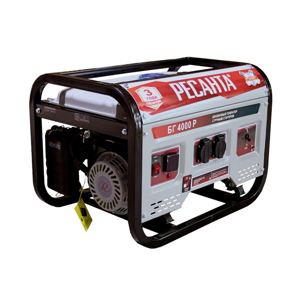 Электрогенератор бензиновый Ресанта БГ 4000 Р 64/1/44
