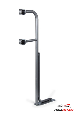 Модель №16 - угловая стойка балетного (хореографического) станка двухуровневого "Грация"