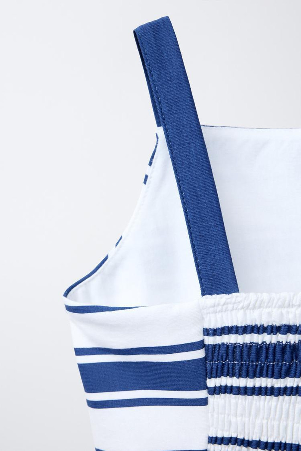 ZARA ПЛАТЬЕ В ПОЛОСКУ, СИНИЙ