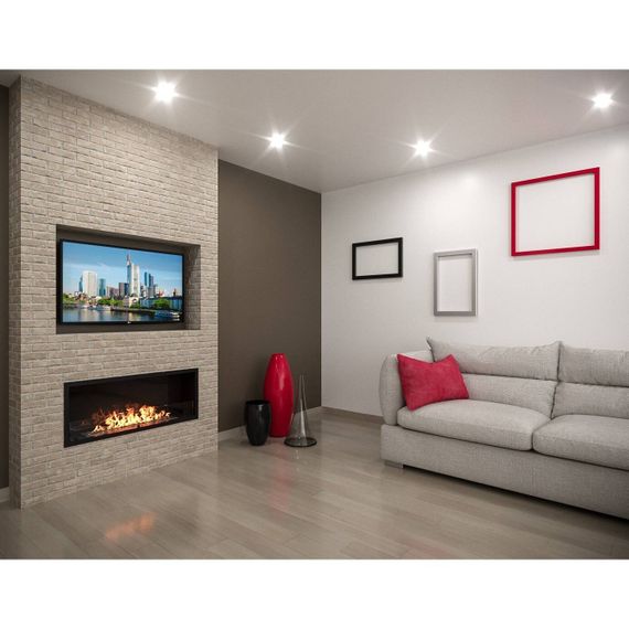 Каминокомплект:Биокамин Firelight BFP/P-1015 XS+набор керамических дров сосна — (6)