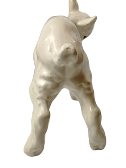 Фаянсовая статуэтка "Козленок" (ЗиК Конаково), 1952-1962 гг.