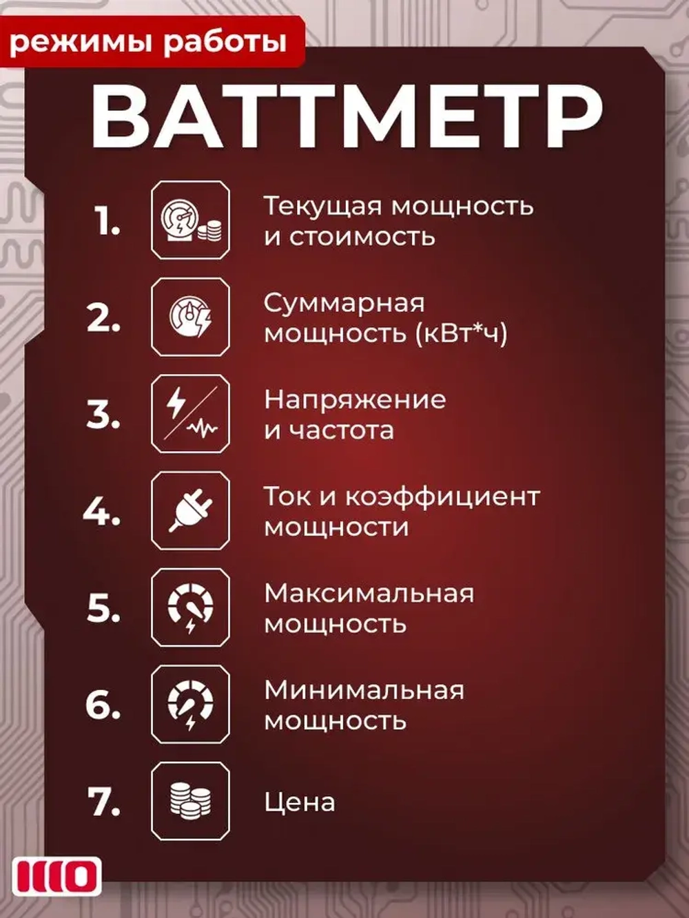 Ваттметр в розетку цифровой вольтметр цифровой 220в со счетчиком потребляемой энергии