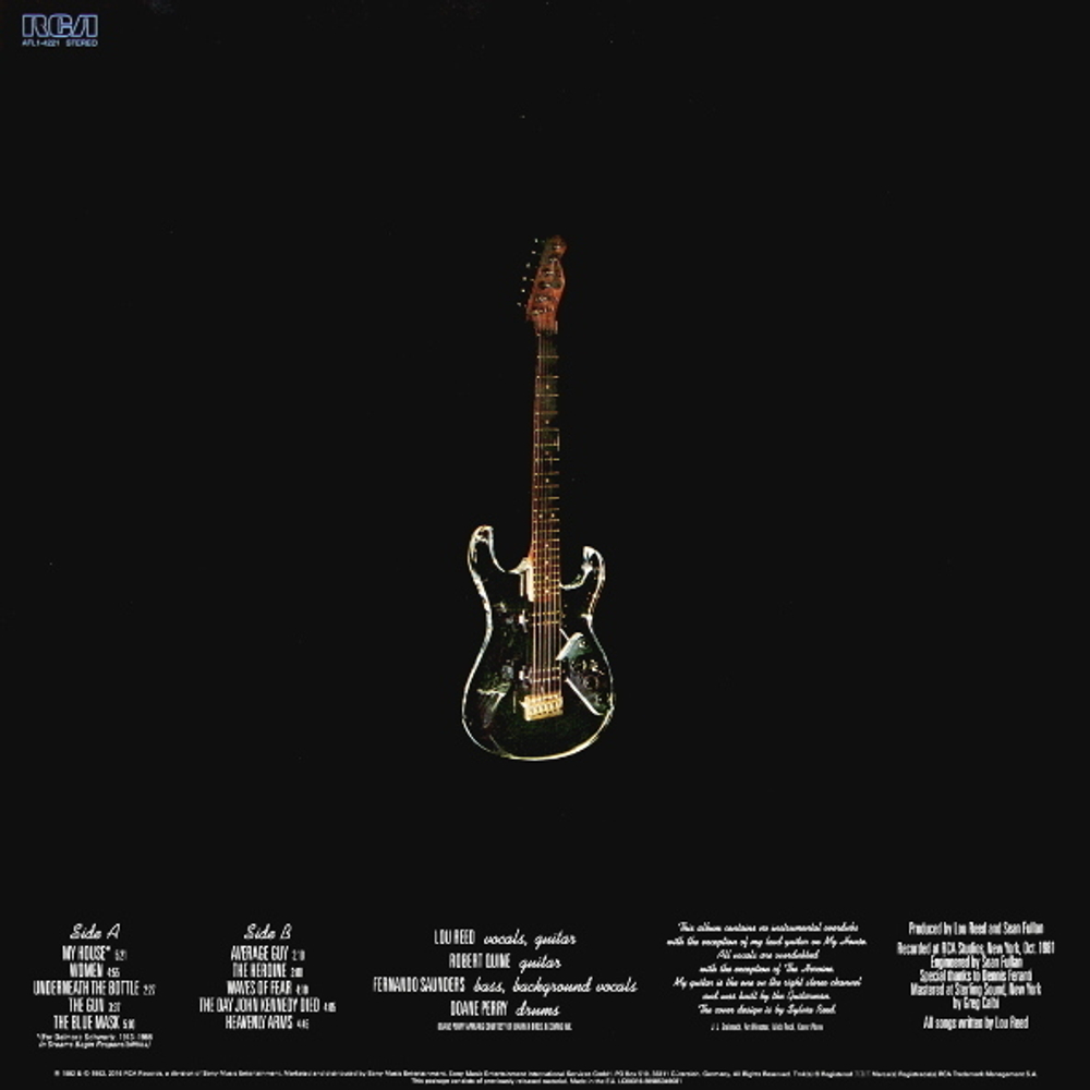 Lou Reed / The Blue Mask (LP)