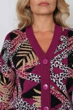 Жакет В 1879/ягодный микс