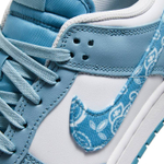 Кроссовки Nike Dunk Low Ess "Blue Paisley" (Женская размерная сетка)