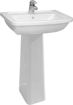 Раковина с постаментом/Vitra Form300/9602B003-7650/55_48/квадратная/комплект, шт