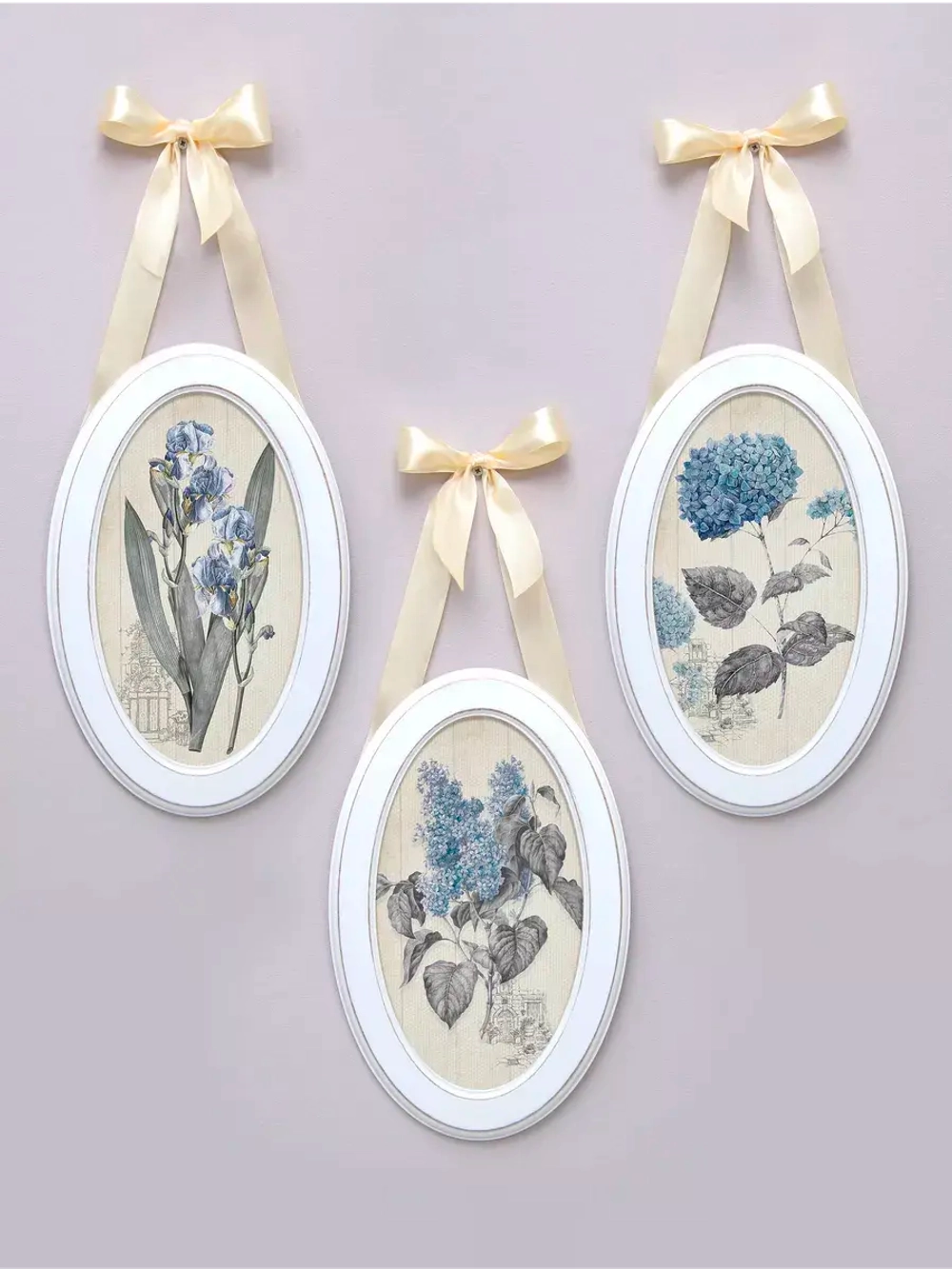 Панно на стену для интерьера 3 шт 28,5*18,5 см