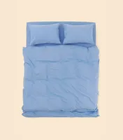 Простыня - Melange Smoky Blue - 230x260 (без резинки)
