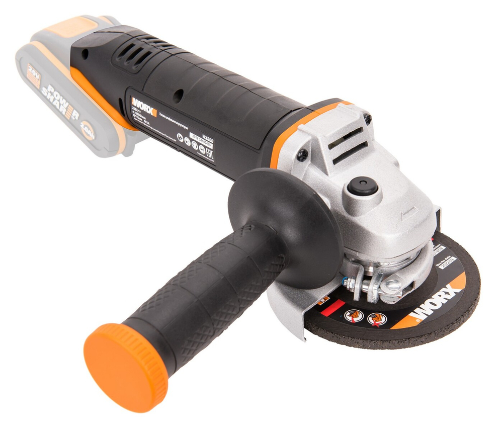 Угловая шлифмашина аккумуляторная WORX WX800