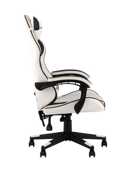 Кресло спортивное TopChairs Shadow бело-черный