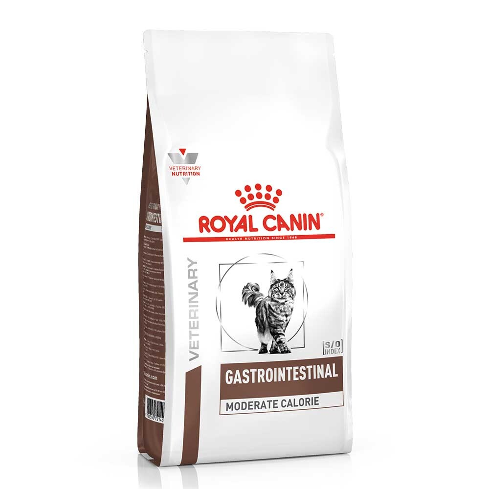 Royal Canin VET Gastro Intestinal Moderate Calorie - диета для кошек с проблемами ЖКТ (ограничение жиров)