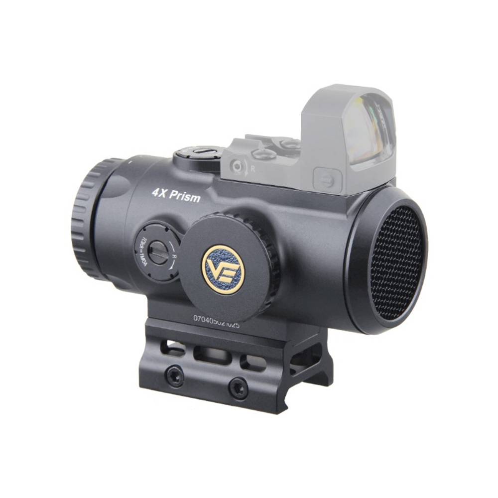 Призматический прицел Vector Optics Paragon 4x24 Micro Prism (закрытый, объектив 24мм, 1 МОА, метка баллистическая красная, picatinny/weaver, IP67)