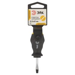 Отвертка ЭРА SL 5х40 мм шлицевая двухкомпонентная рукоятка