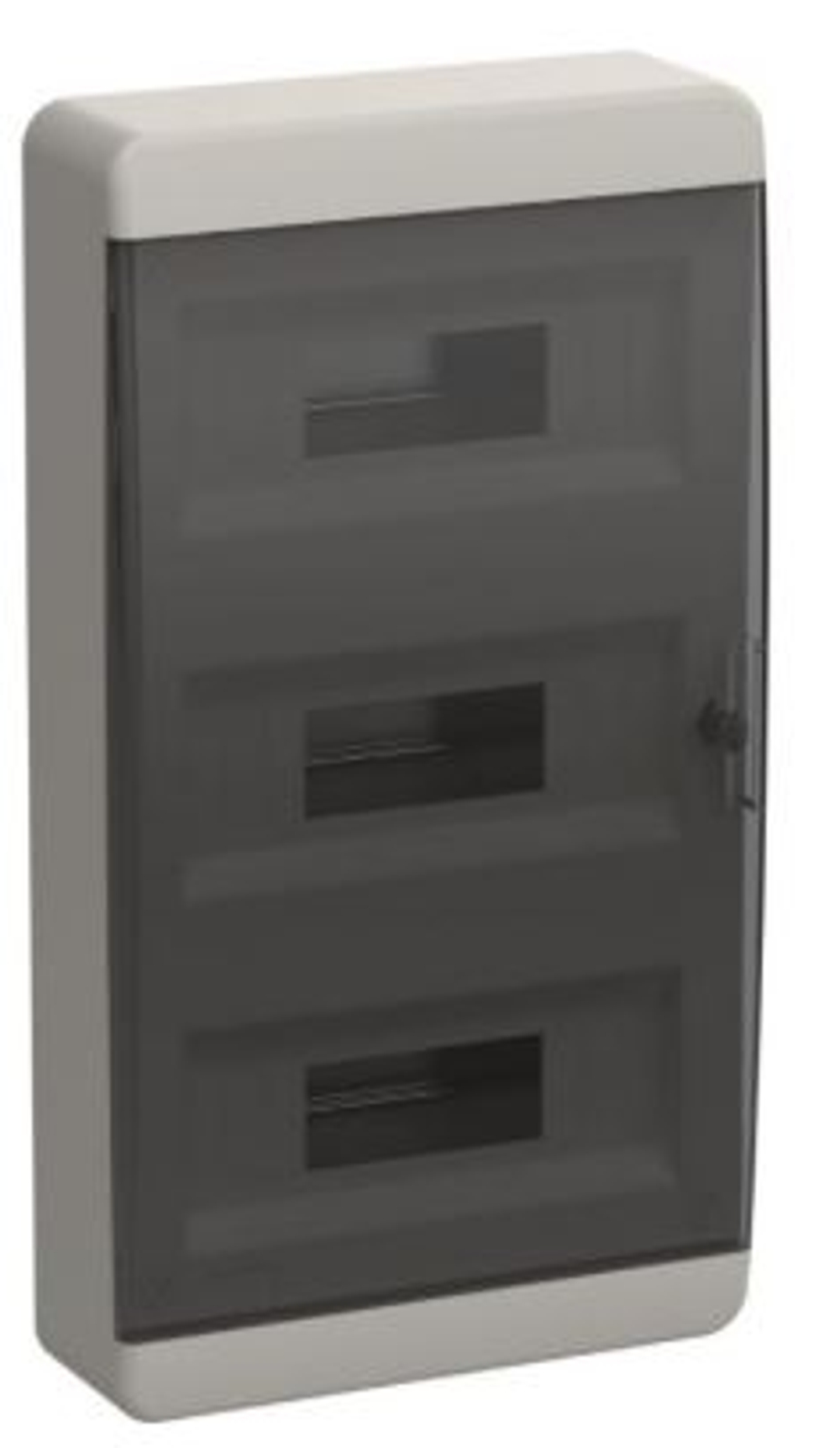 Корпус ЩРН-П-36 TEKFOR IP41 черн. прозр. дверь пластик. IEK TF5-KP12-N-36-41-K01-K03
