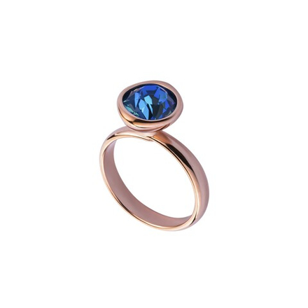 Кольцо Fiore Luna Royal Blue Delite K1911.23 BL/RG