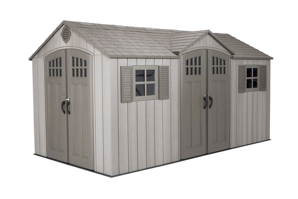 Сарай пластиковый Woodlook 15х8