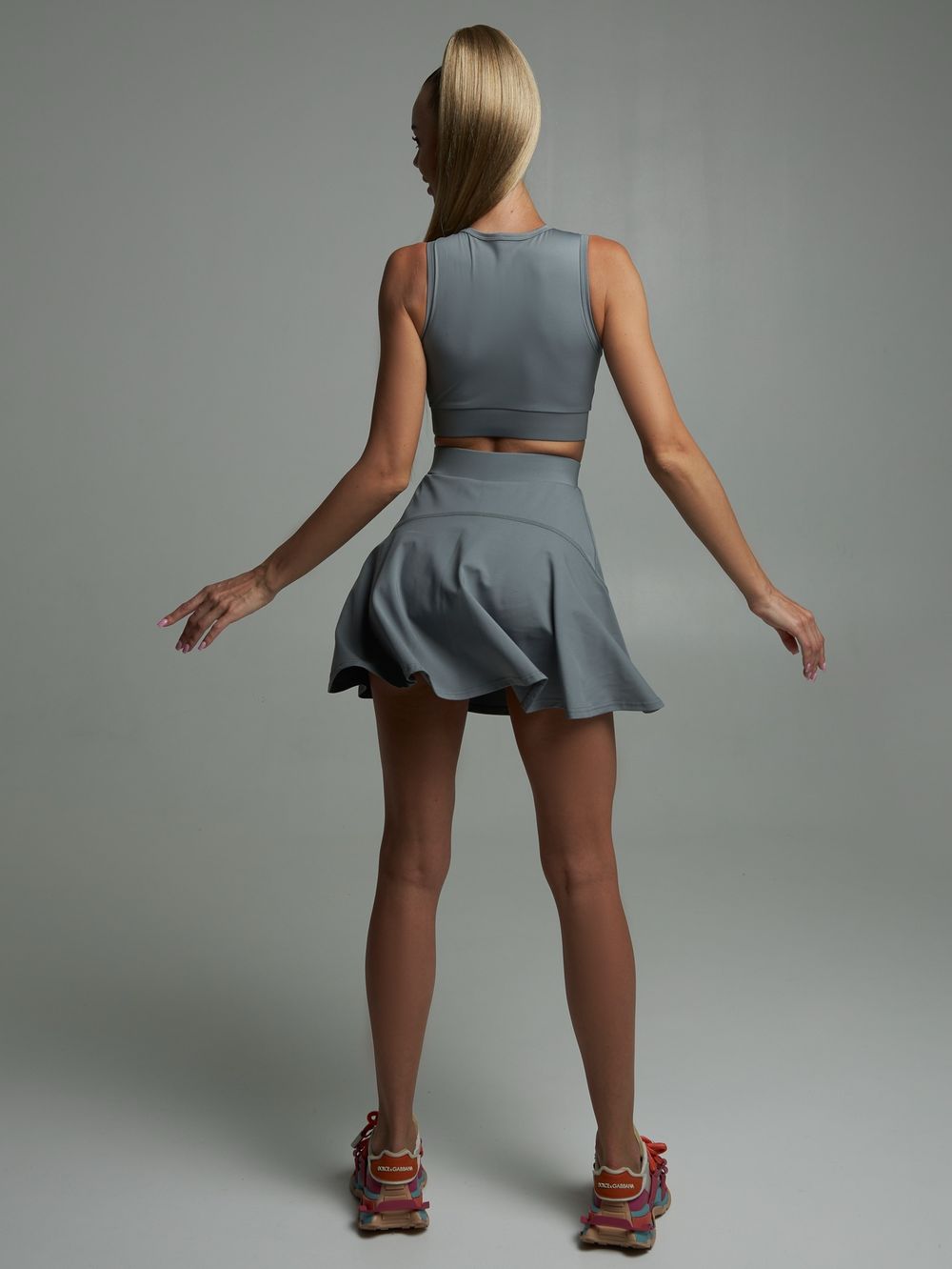 Юбка-шорты теннисная Paddel Tennis Game Gray