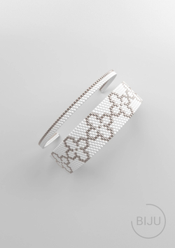 Схема PEYOTE, Схема браслета мозаичное плетение, узор из Miyuki Delica 11/0, файл PDF, №200