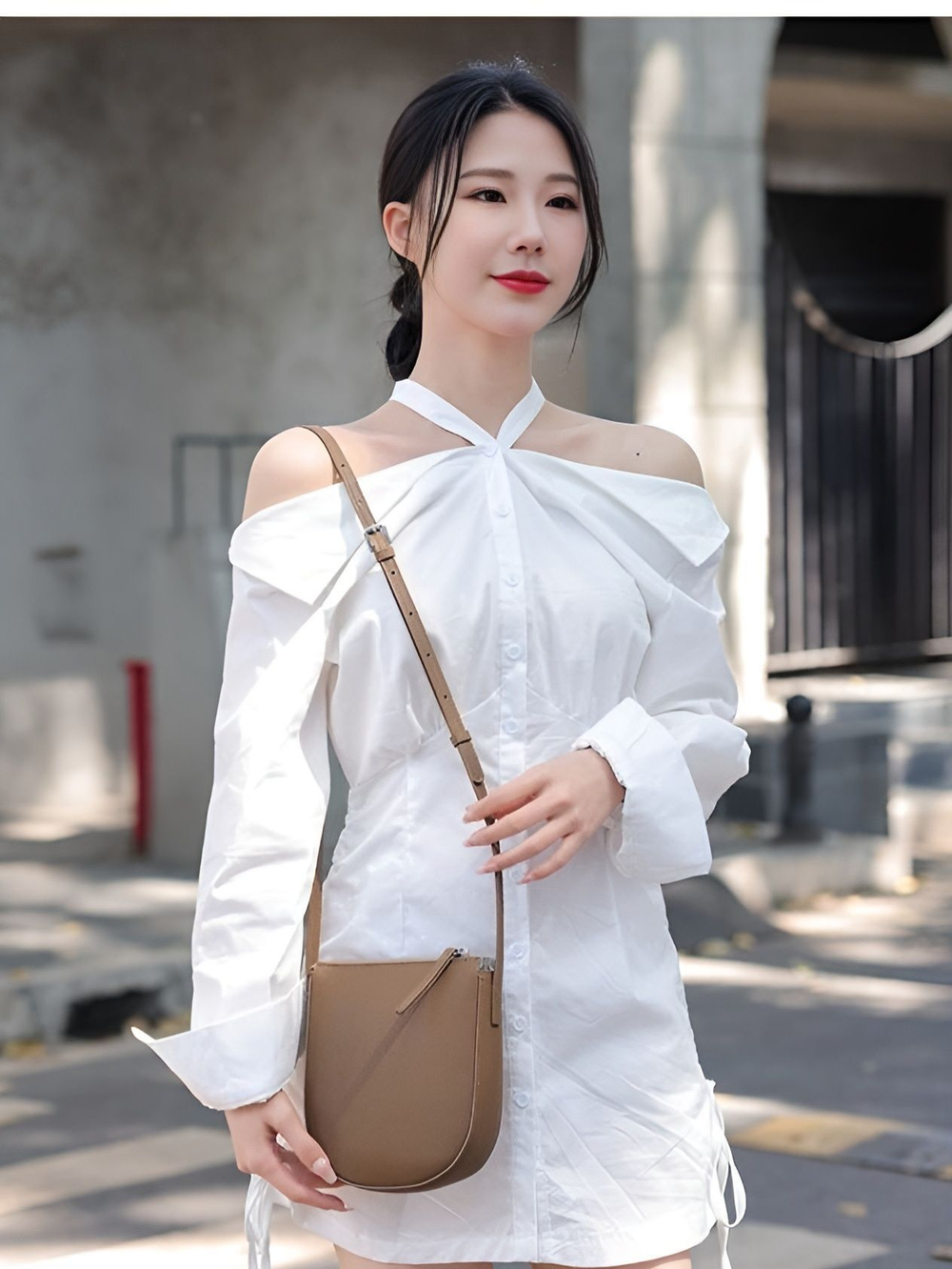 сумка женская натуральная кожа через плечо кросс боди маленькая