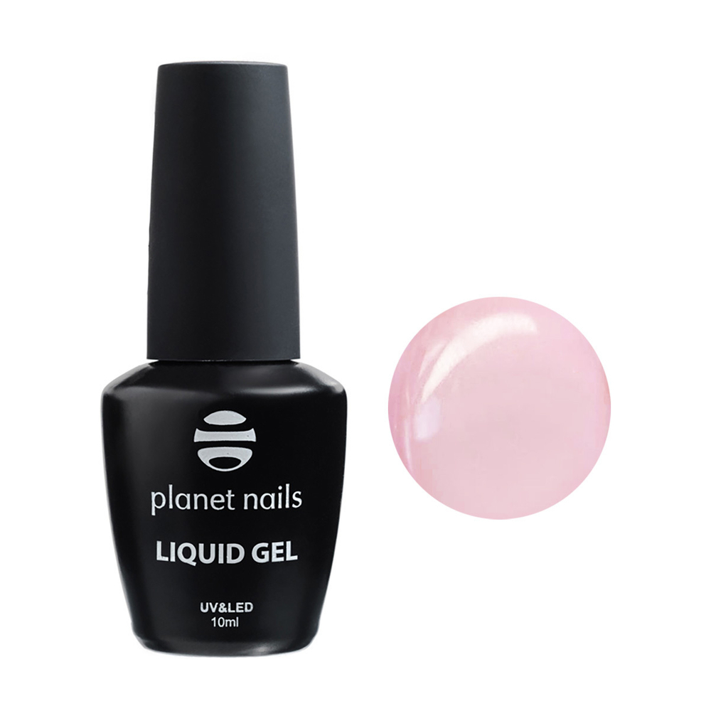 Planet Nails LIQUID GEL PASTEL PINK 11355 моделирующий гель, 10 мл