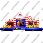 Коммерческий надувной батут "Большой цирк" 20.5*9.6*8 м