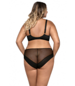 Бюстгальтер с полусшивными чашками с изысканным кружевом (Размер: 100D) (Цвет: белый)