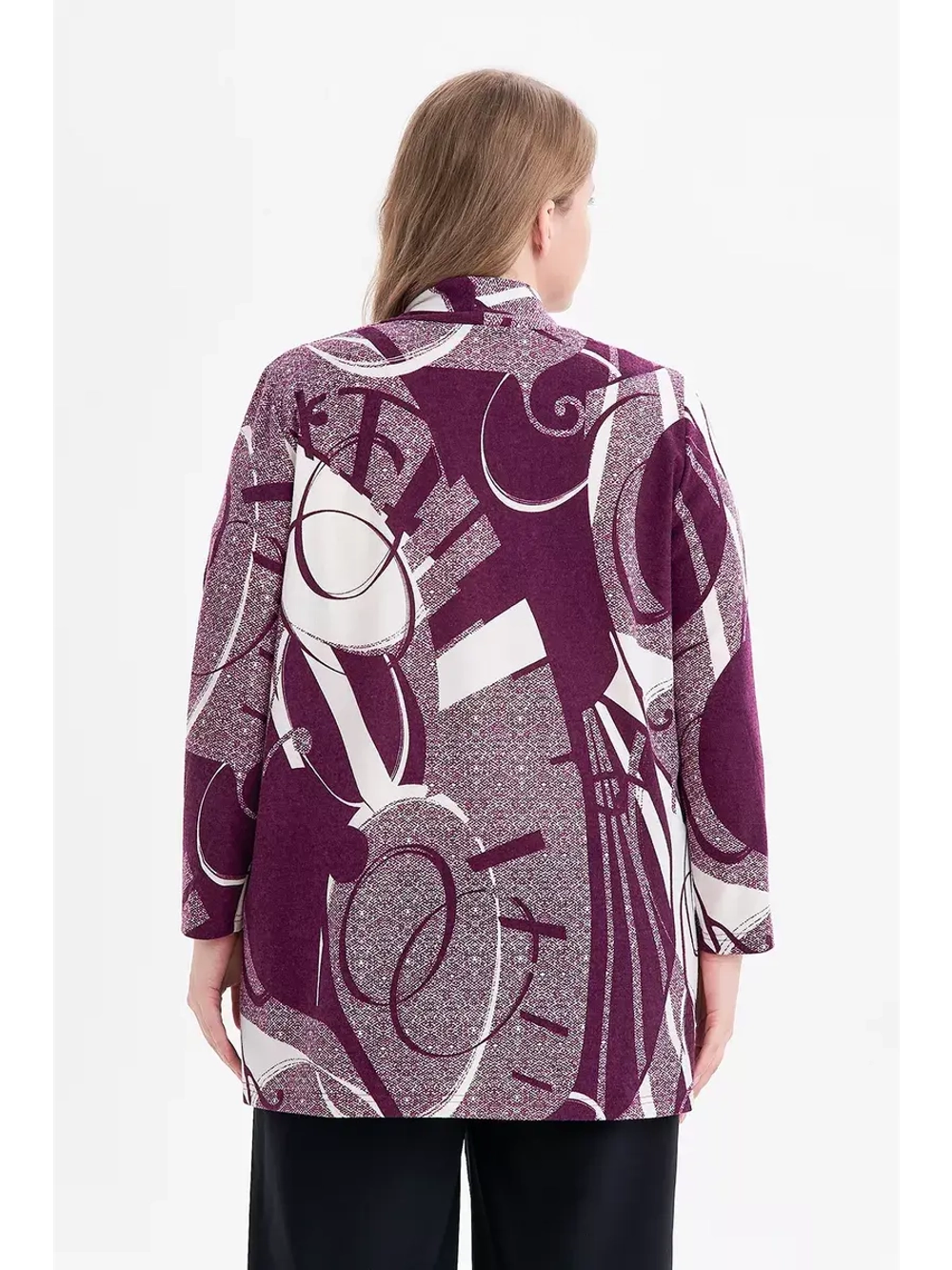 Кардиган без застежки