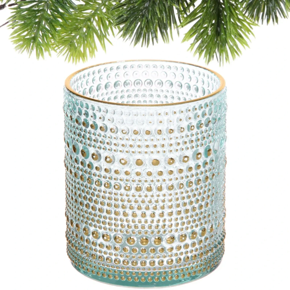 Подсвечник «Хрустальный блеск» 8,5*10 см, Голубой