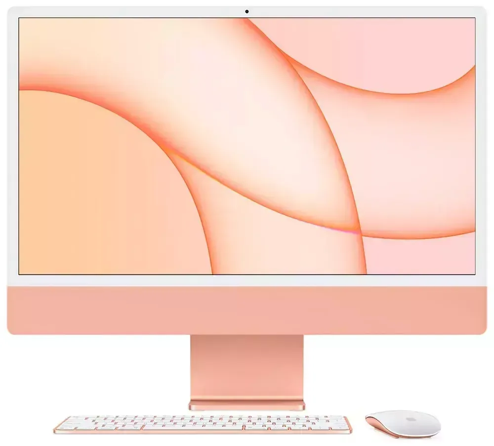 Apple iMac 4.5K 24&quot; (2021) Orange (M1 8-Core CPU/8-Core GPU, 16GB, 1TB)