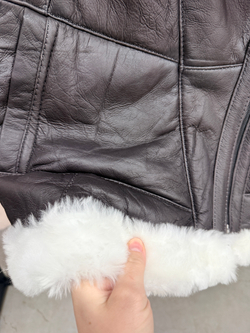 Жилет из натуральной овчины. Косуха, 48 Размер