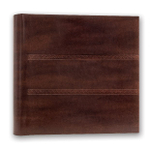 ZEP SKY53 30x30/80 крем.стр.MATRIMONIO MARRONE кожа Италия (коричневый) ф/альбом